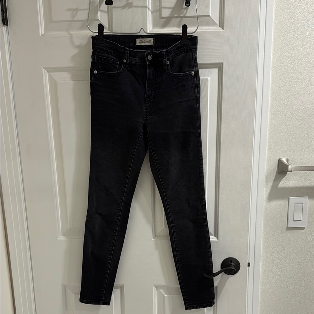 Madewell Women's Black High Riser Skinny Skinny Jeans